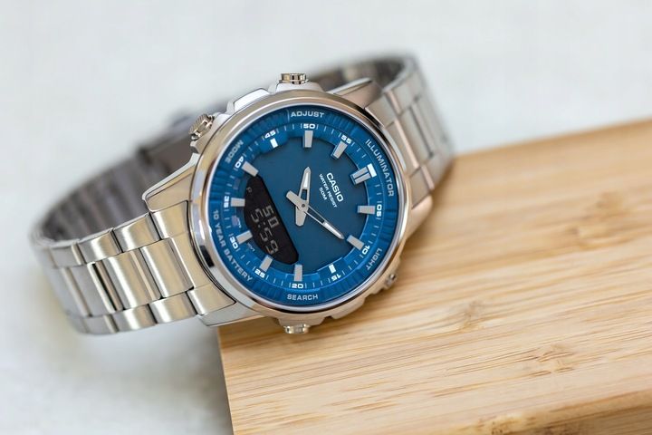 ZEGAREK MĘSKI CASIO AMW-880D-2A1 + BOX +GRAWER zdjęcie 15