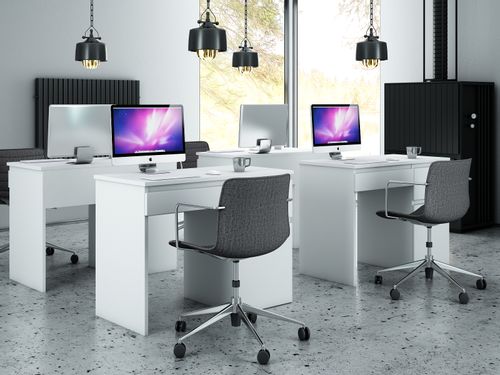 biurko MEGAN A1 BIAŁE duże wolnostojące na Arena.pl