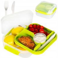 LUNCHBOX POJEMNIK NA ŻYWNOŚĆ ŚNIADANIE PRZEGRÓDKI