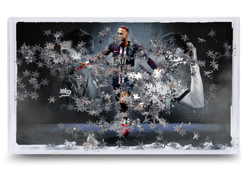 Akwarium - Ramka wodna 3D - Messi, Ronaldo, Neymar na Arena.pl