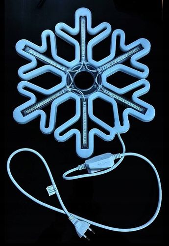 OZDOBA ŚWIĄTECZNA MULTIKOLOR LED W OKNO ŚNIEŻYNKA na Arena.pl