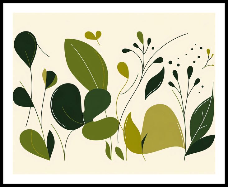 Plakat 76x60,5cm Świeżość Liści zdjęcie 3