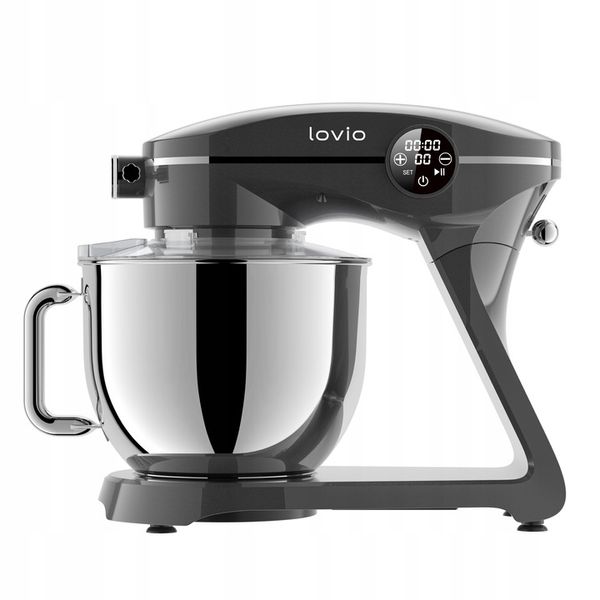 Robot kuchenny mikser planetarny z misą metalowa obudowa 2800W 6,5L LOVIO zdjęcie 11