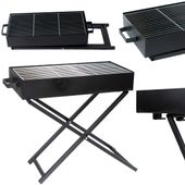 Grill Ogrodowy Składany Węglowy Przenośny Regulowa