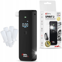 Alkomat elektroniczny Xblitz SPIRIT-2 półprzewodnikowy+5X USTNIK kalibracja