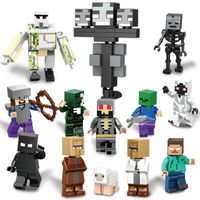 MEGA figurki stwory 13szt +karta lego i minecraft