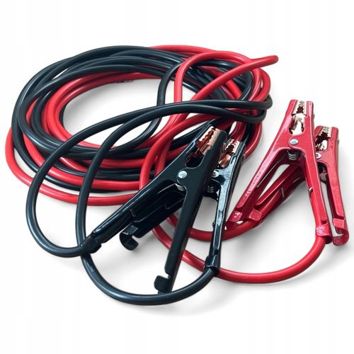 SOLIDNE KABLE PRZEWODY ROZRUCHOWE 900A 6m 6 metrów GRUBE 20mm2 2x 6m MOCNE na Arena.pl