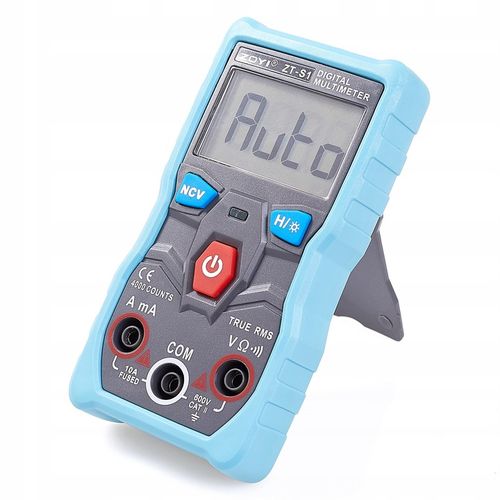 MULTIMETR CYFROWY AUTOMATYCZNY ZT-S1 TRUE RMS NCV MIERNIK NAPIĘCIA PRĄDU na Arena.pl
