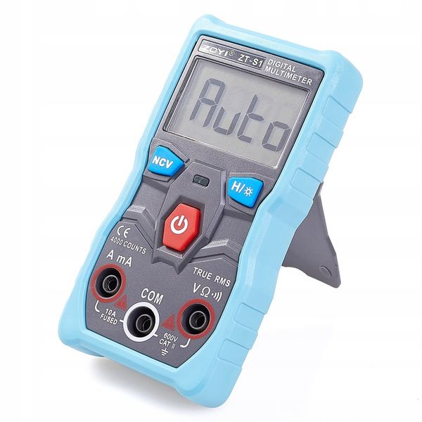 MULTIMETR CYFROWY AUTOMATYCZNY ZT-S1 TRUE RMS NCV MIERNIK NAPIĘCIA PRĄDU zdjęcie 16