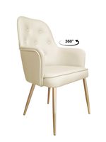 Krzesło obrotowe SARA noga złota Vega02