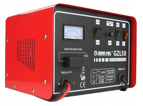 PROSTOWNIK ŁADOWARKA DO SAMOCHODÓW GZL-50 12V/24V SZYBKIE ŁADOWANIE 50A na Arena.pl