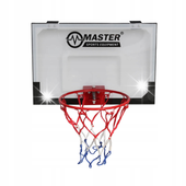Zestaw Tablica 45 x 30 cm do Koszykówki Obręcz 22 cm MASTER
