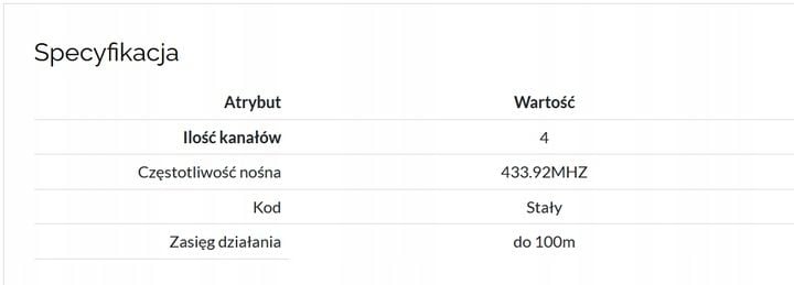 Pilot do automatyki bram Elektrobim - 433,92 MHz zdjęcie 7
