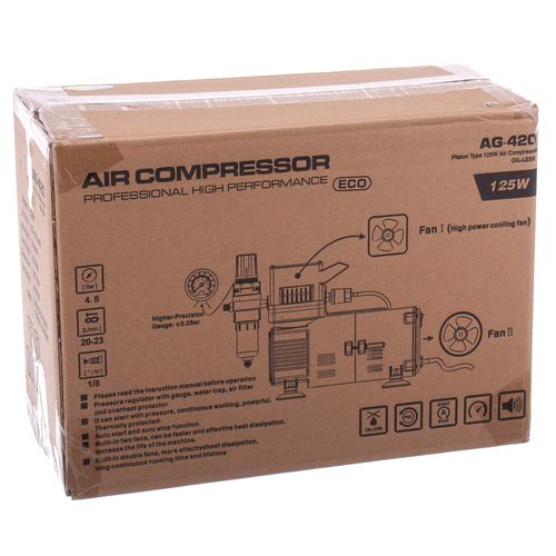 kompresor ag-420 do aerografu 2 wentylatory na Arena.pl