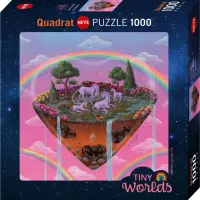 Puzzle 1000 elementów. Malutkie światy. Jednorożce