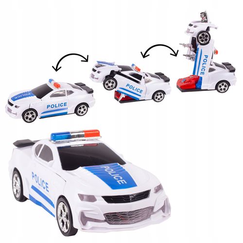 TRANSFORMER AUTO SAMOCHÓD POLICJA ROBOT JEŹDZI GRA na Arena.pl