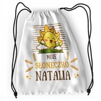 Plecak Sportowy Szkolny Dla Natalii Worek Torba Z Nadrukiem Ze Zdjęciem