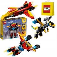 LEGO Creator 3w1 Super Robot 31124 + Torba LEGO