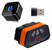 Adapter USB TB CUBE do CarPlay / Android + Tester Vgate iCar2 ELM327 OBD BT