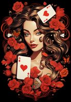 Plakat 68x98cm Różany Hazard