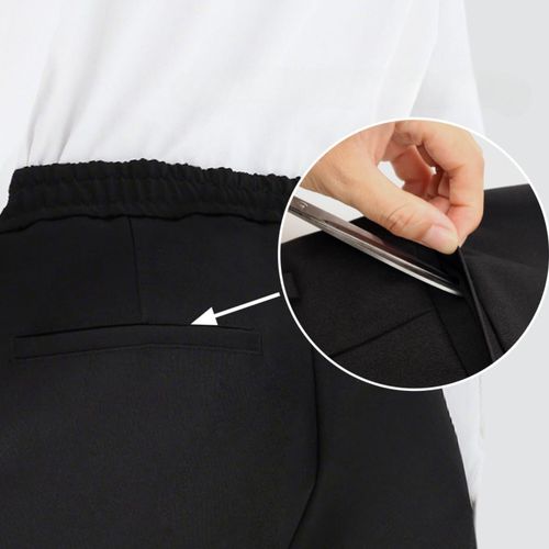 Spodnie Męskie Chino Wizytowe Casual Stretch Regular Fit Czarne Rozmiar L na Arena.pl