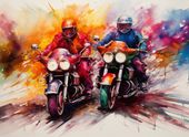 Plakat 55x40cm Adrenalina i Sztuka