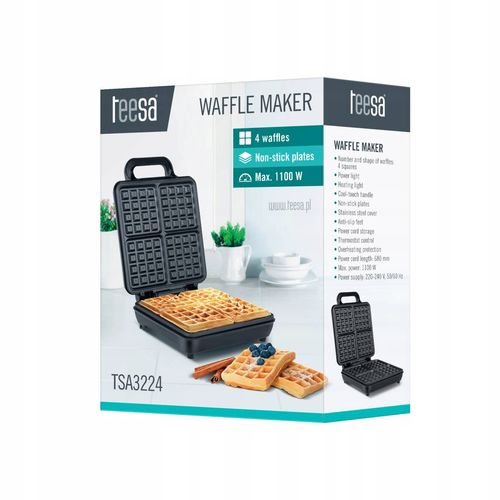 Gofrownica Teesa 4 gofry 1100W na Arena.pl