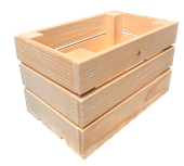 Drewniana skrzynka prezentowa pudełko ozdobne box 22x14