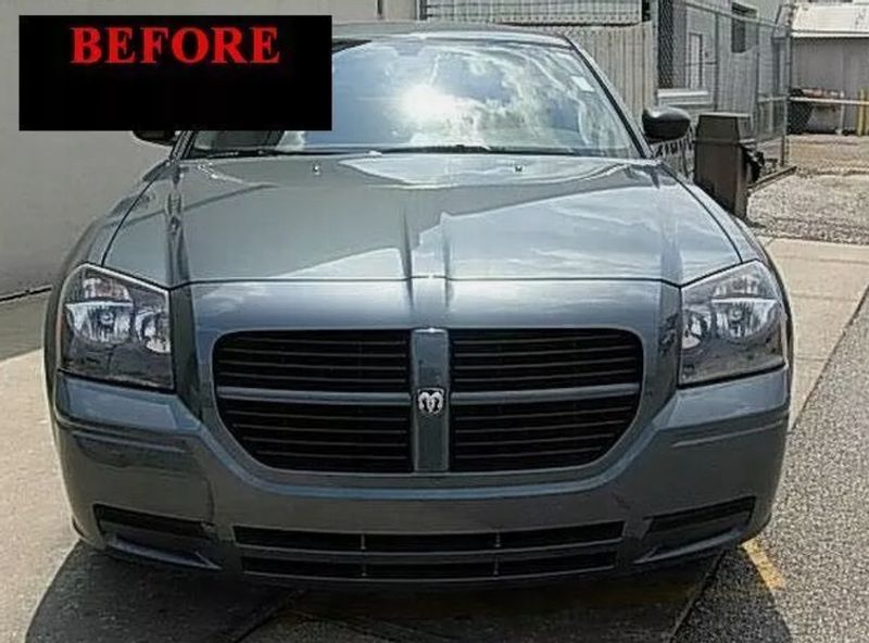 2005-2008 DODGE MAGNUM- LIstwy chrom grill chromowan zdjęcie 3