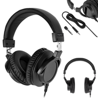 Słuchawki nauszne studyjne Kruger&Matz model DJ neodym 50mm 32 Ohm 98 dB