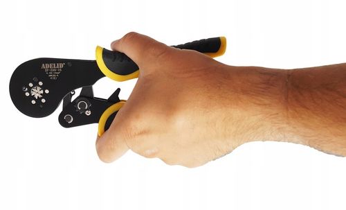 ZACISKARKA PRASKA DO TULEJEK KONEKTORÓW KABLI SZEŚCIOKĄTNA 0,08-16 mm2 na Arena.pl