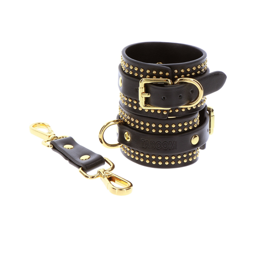 kajdanki na nadgarstki vogue studded wrist cuffs set taboom na Arena.pl