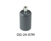 OPRAWKA E27 OSŁONKA DEKORACYJNA METALOWA CIEMNY SZARY + CHROM