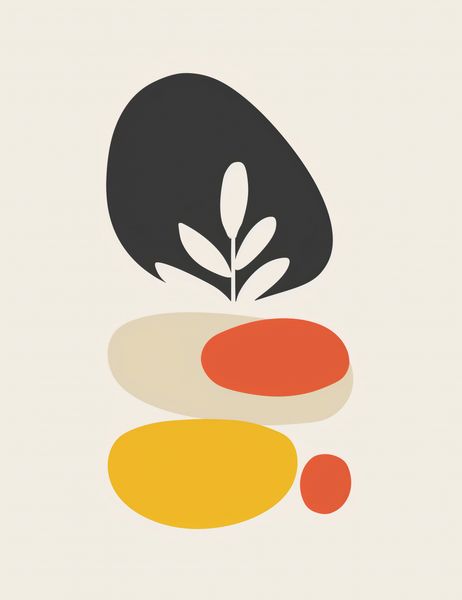 Plakat 50x65cm Botaniczna Spójność zdjęcie 1