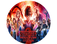 Opłatek na tort Stranger Things