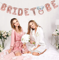 girlanda balonowa rose gold balony bride to be [64b1]