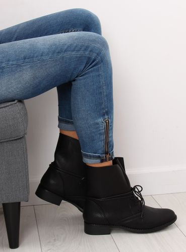 Botki workery czarne 16006-53A BLACK - 38 na Arena.pl