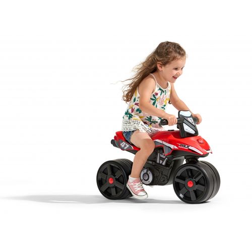 FALK Jeździk Racing Team Motorek Czerwony Szerokie Koła od 1 roku na Arena.pl