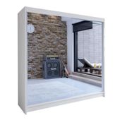 SZAFA przesuwna TUNIS X  garderoba drążek półki 180 cm  2XLUSTRO