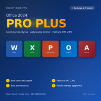 🔥 Office 2024 Professional Plus PL | Klucz aktywacyjny | Bez konta Microso