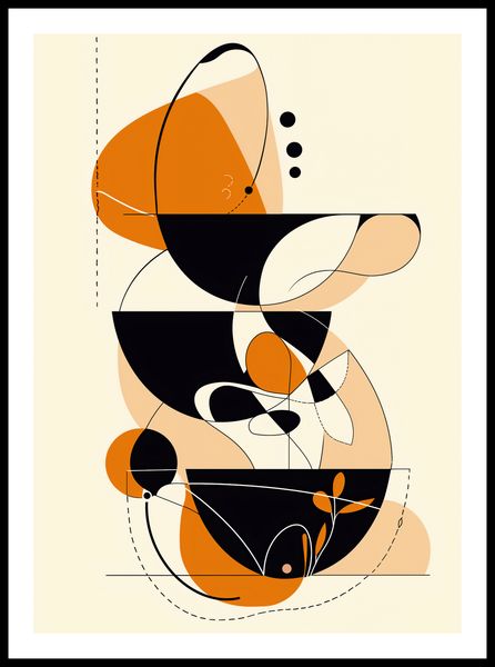 Plakat 50x70cm Taneczne Kręgi zdjęcie 3
