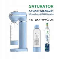 Saturator ViO SodaBoom SD-7006 blumarine + 2 Butelki 1 l + Nabój CO2 zestaw