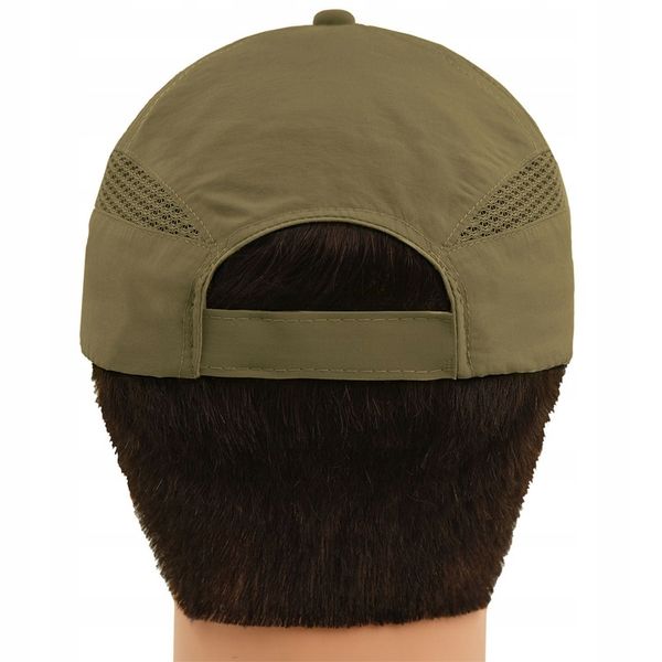 CZAPKA z Daszkiem Przewiewna Bejsbolówka z Siatką ZIELONA KHAKI Pako Jeans zdjęcie 3