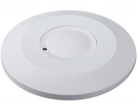 CZUJNIK RUCHU MIKROFALOWY SUFITOWY PŁASKI do LED MOCNY 2000W Maclean MCE133