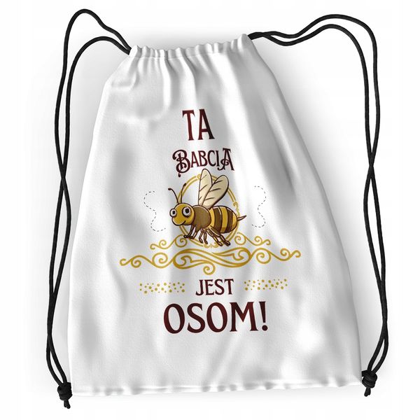 Plecak Dla Babci Sportowy Szkolny Worek Torba Z Nadrukiem Ze Zdjęciem zdjęcie 1
