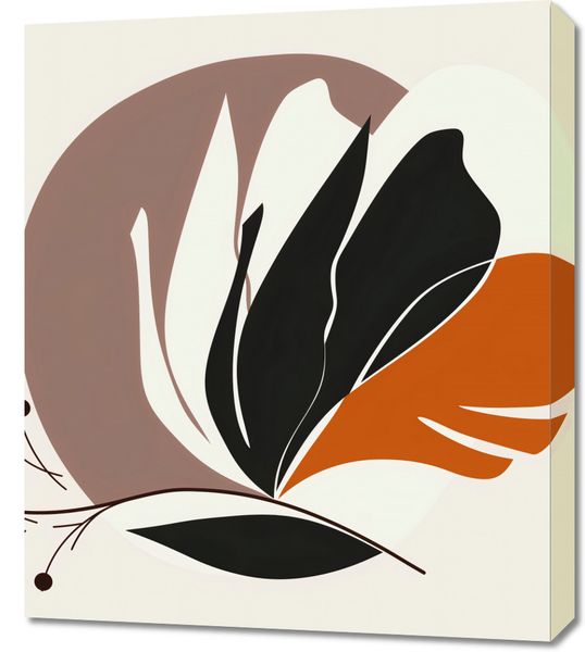 Obraz 60x70cm Elegancja Roślinna zdjęcie 1