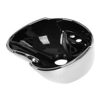 Misa ceramiczna do myjni fryzjerskiej Gabbiano srebrna