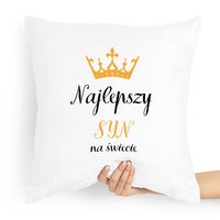 Poduszka Prezent Dla Syna Najlepszy Na Świecie Z Nadrukiem Ze Zdjęciem
