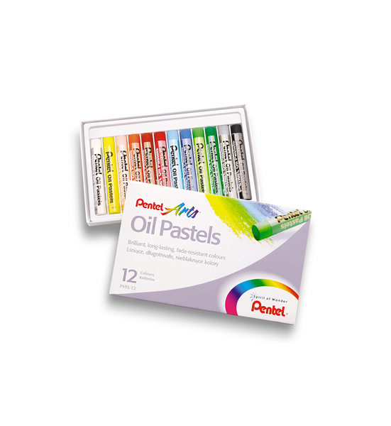 PASTELE OLEJNE PENTEL 12SZT zdjęcie 2