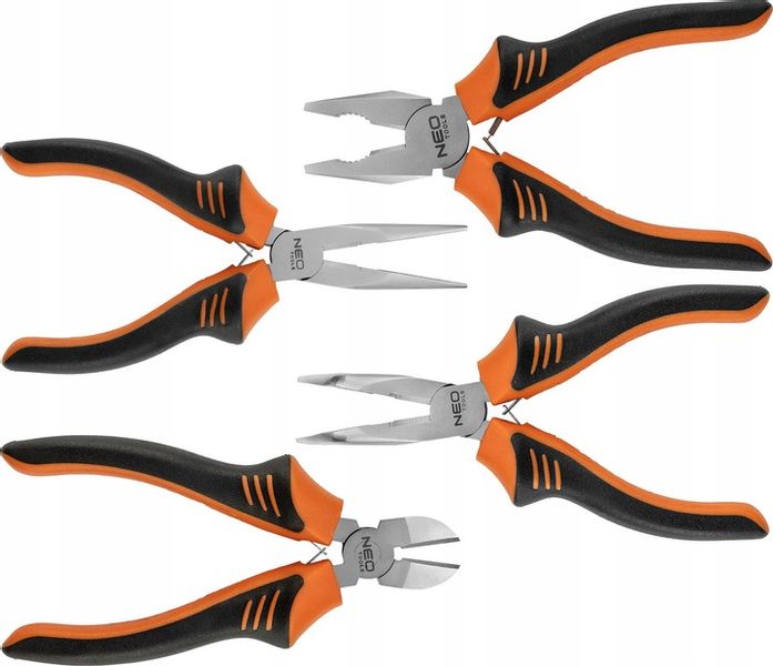 NEO KOMPLET ZESTAW SZCZYPIEC UNIWERSALNYCH SZCZYPCE 160 MM 4 SZTUKI DIN zdjęcie 1